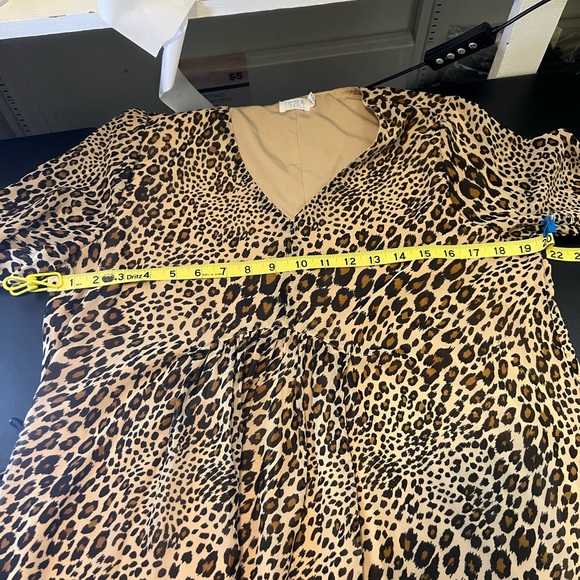 Time and tru cheetah print dress size M - Picture 7 of 10